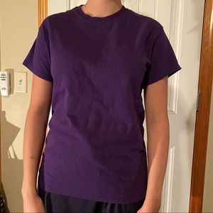 Purple tee